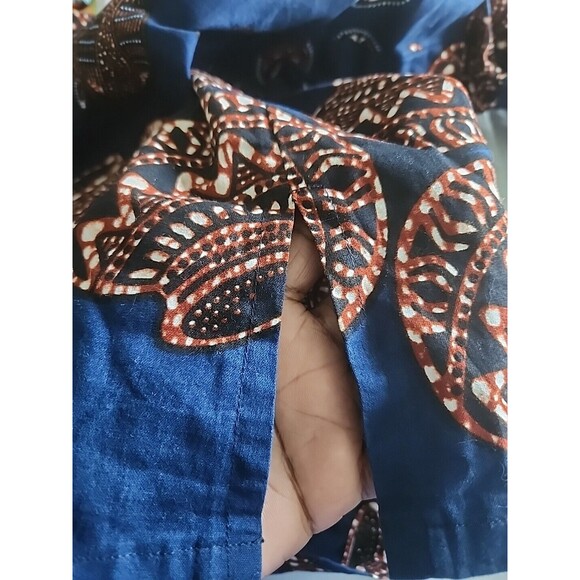 African Dashiki Shirt‎ Size Handmade in Kenya Men's Medium Cotton - Picture 4 of 4